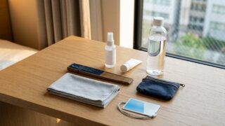 Festival and fireworks bite-care kit with mosquito repellent, after-bite medicine, cooling towel, and water