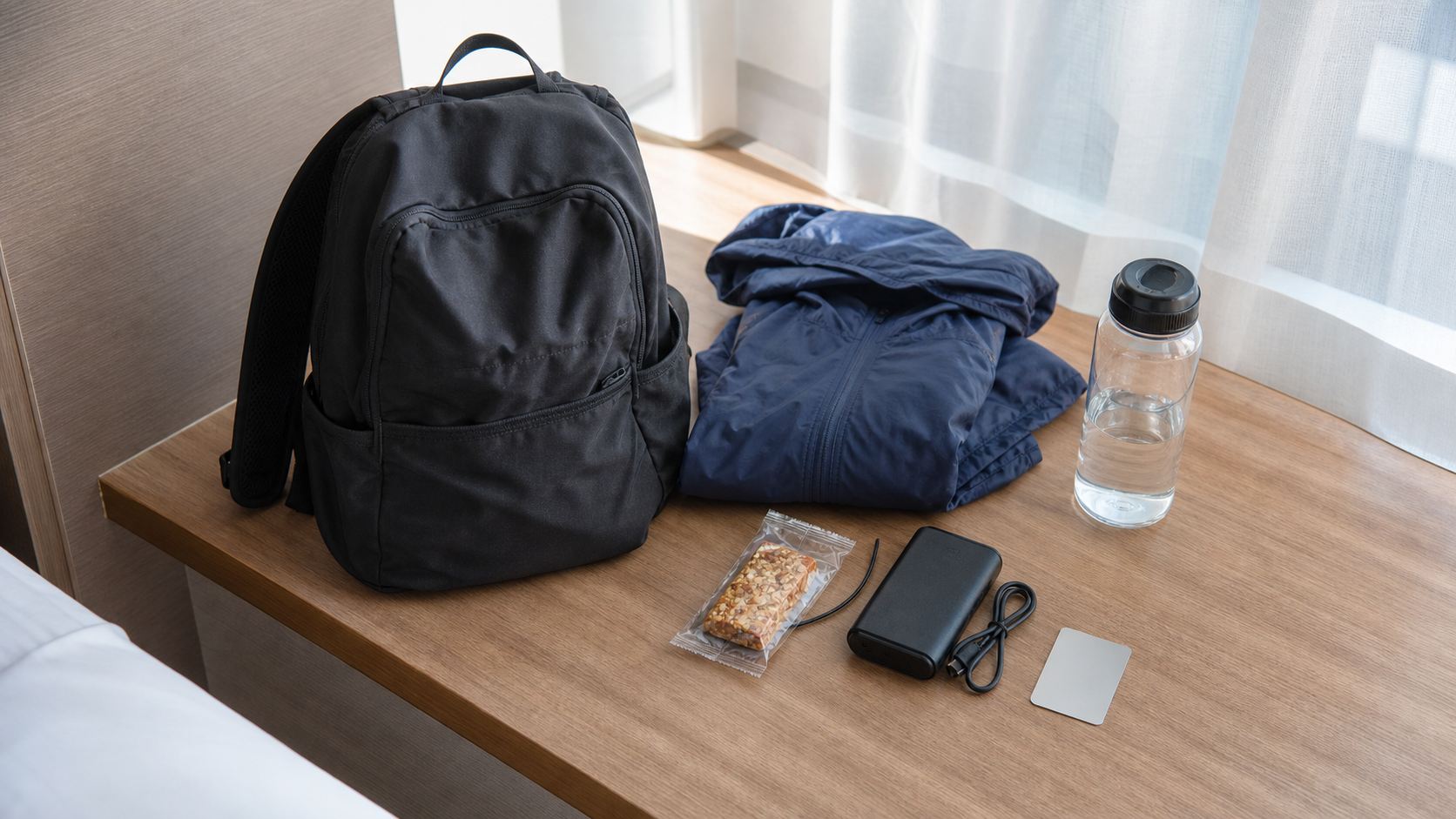 Compact packing for a Mount Fuji day trip from Tokyo