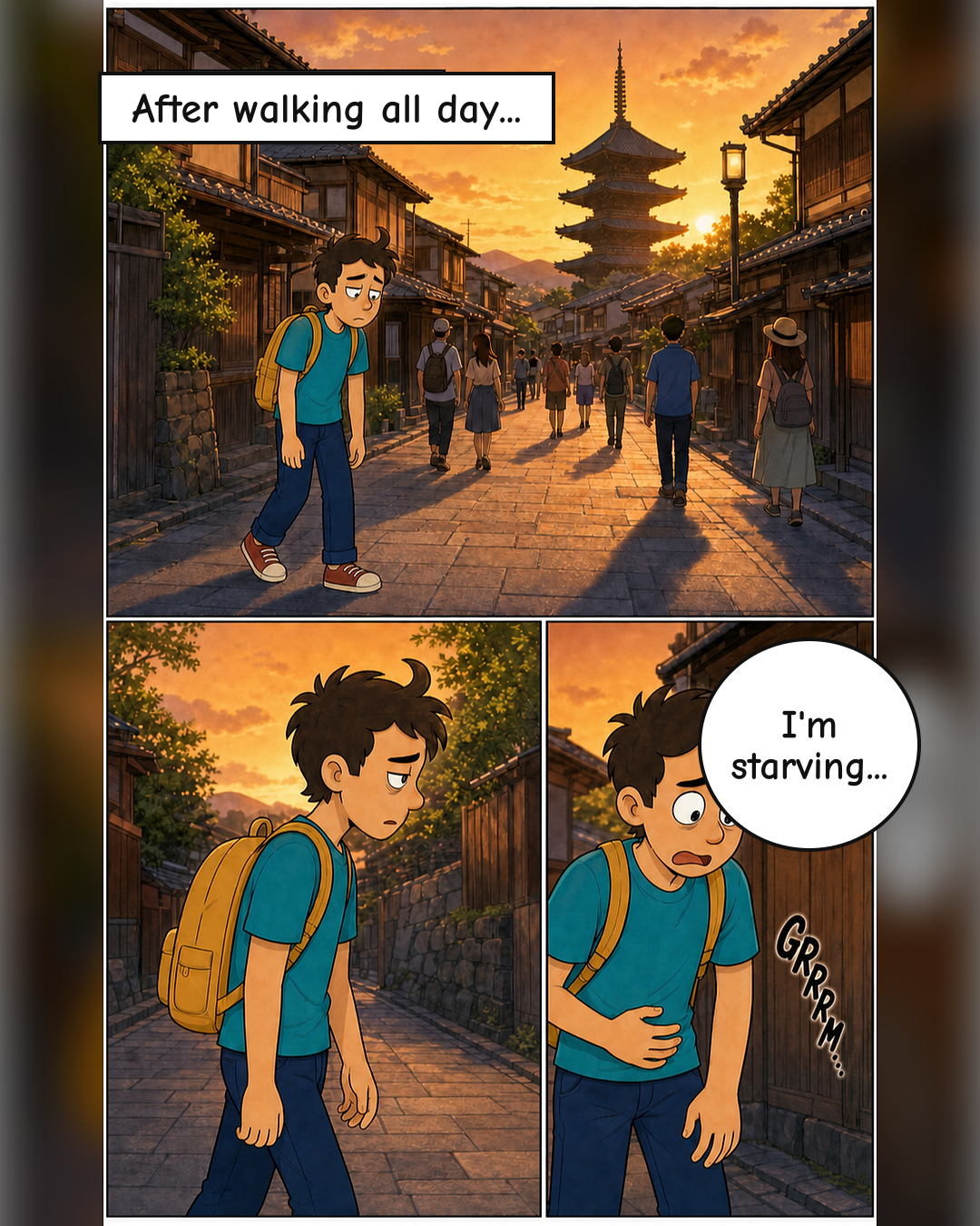 RJG KATSUDON food manga, page 1 of 14