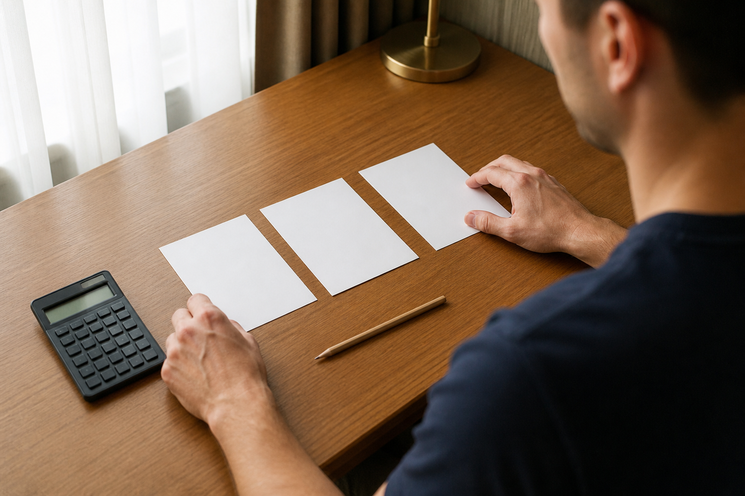Traveler arranging a three-day rail itinerary before comparing pass and ticket costs