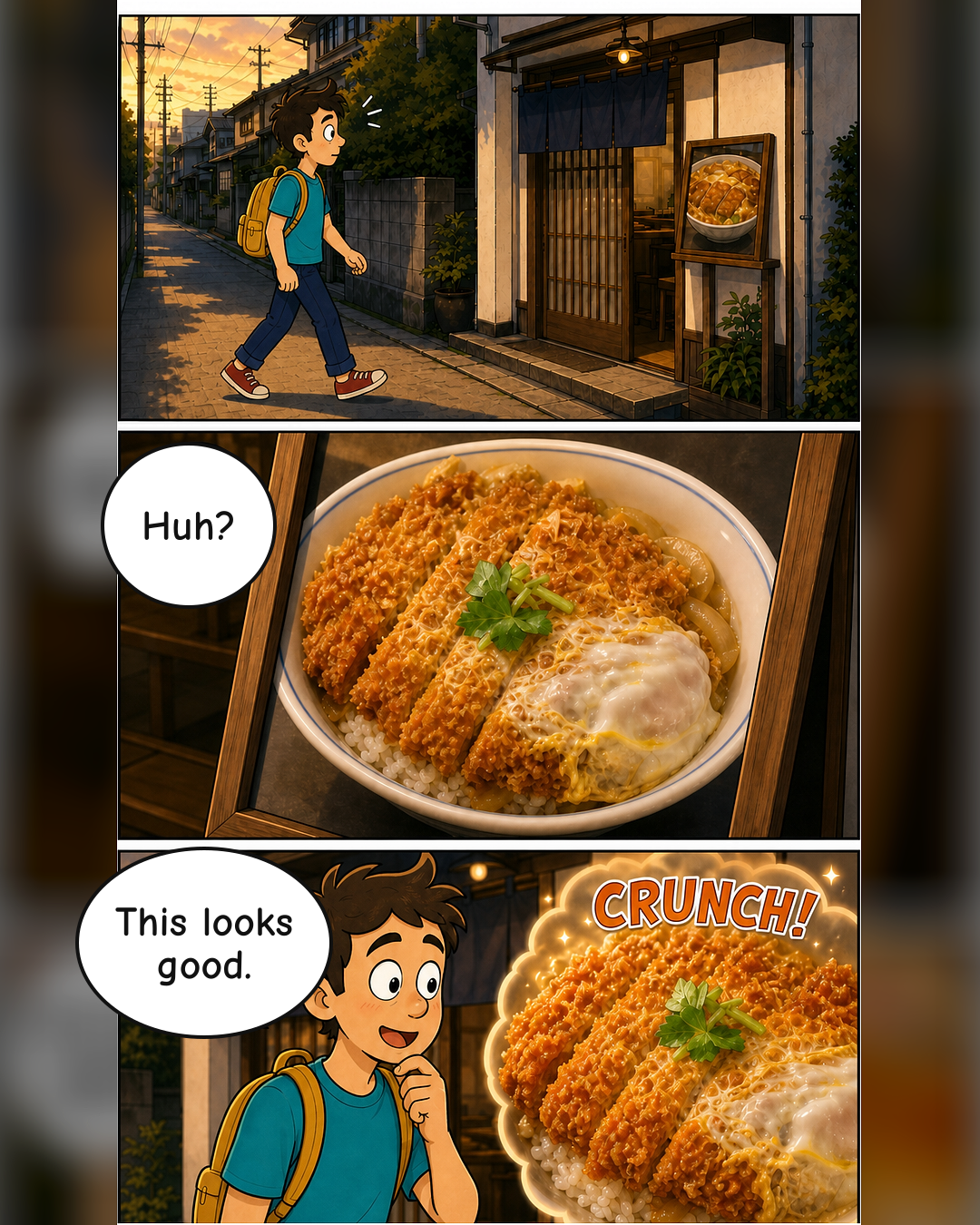 RJG KATSUDON food manga, page 2 of 14