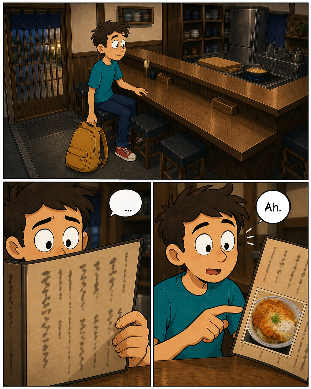 RJG KATSUDON food manga, page 4 of 14