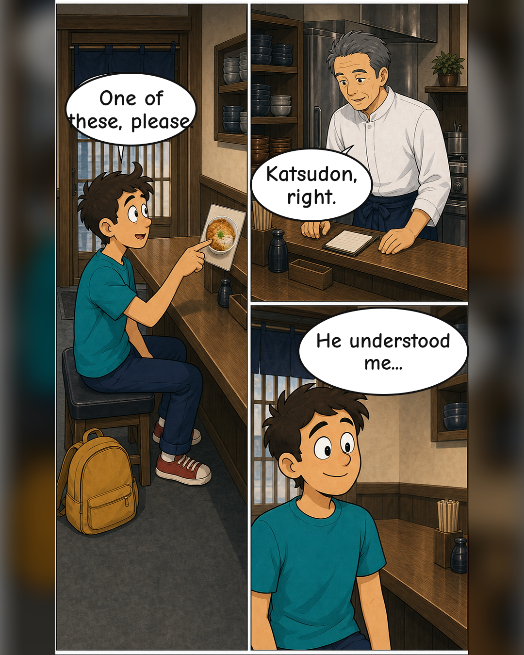 RJG KATSUDON food manga, page 5 of 14