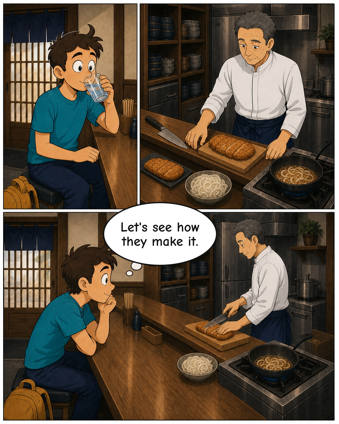 RJG KATSUDON food manga, page 6 of 14
