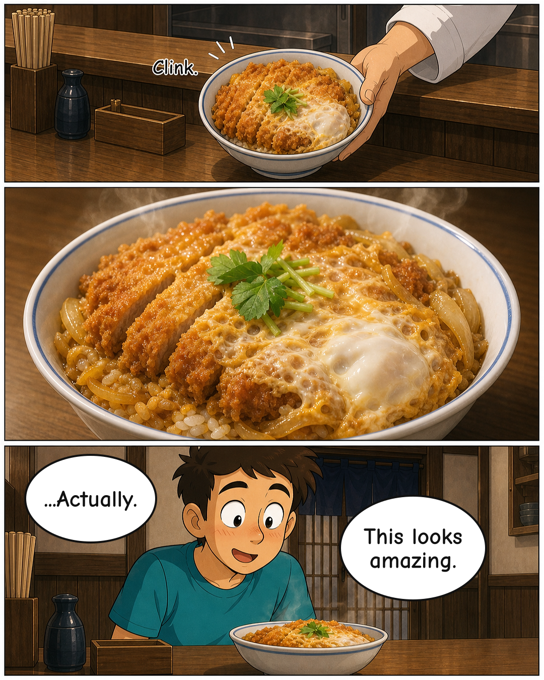RJG KATSUDON food manga, page 9 of 14