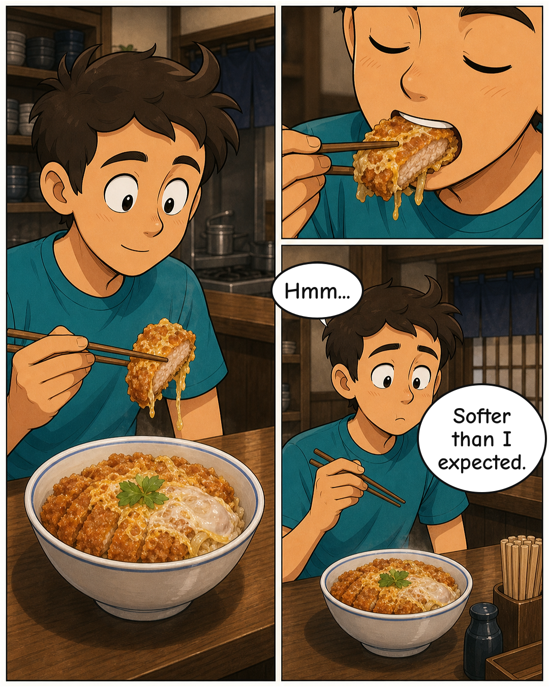 RJG KATSUDON food manga, page 10 of 14