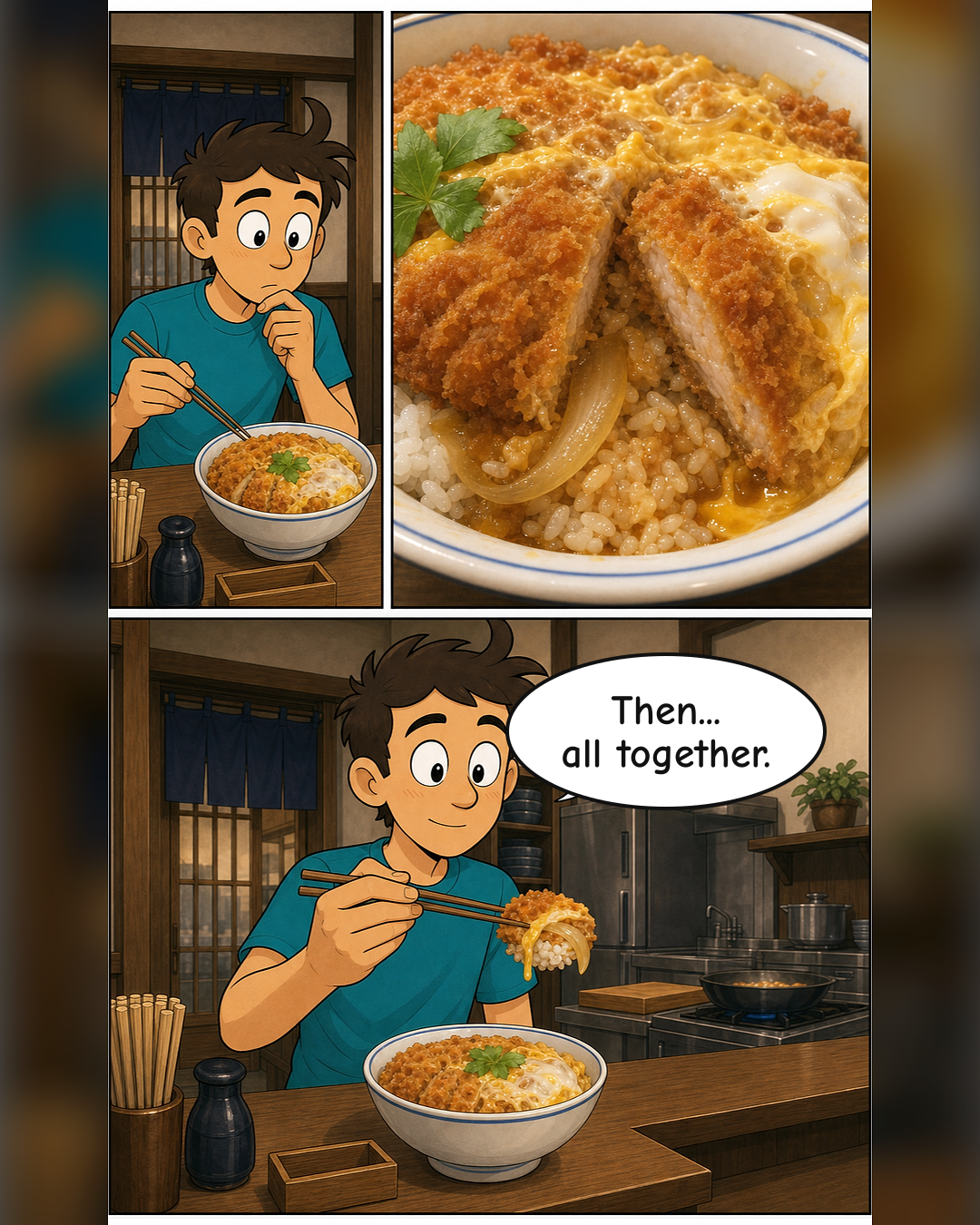 RJG KATSUDON food manga, page 11 of 14