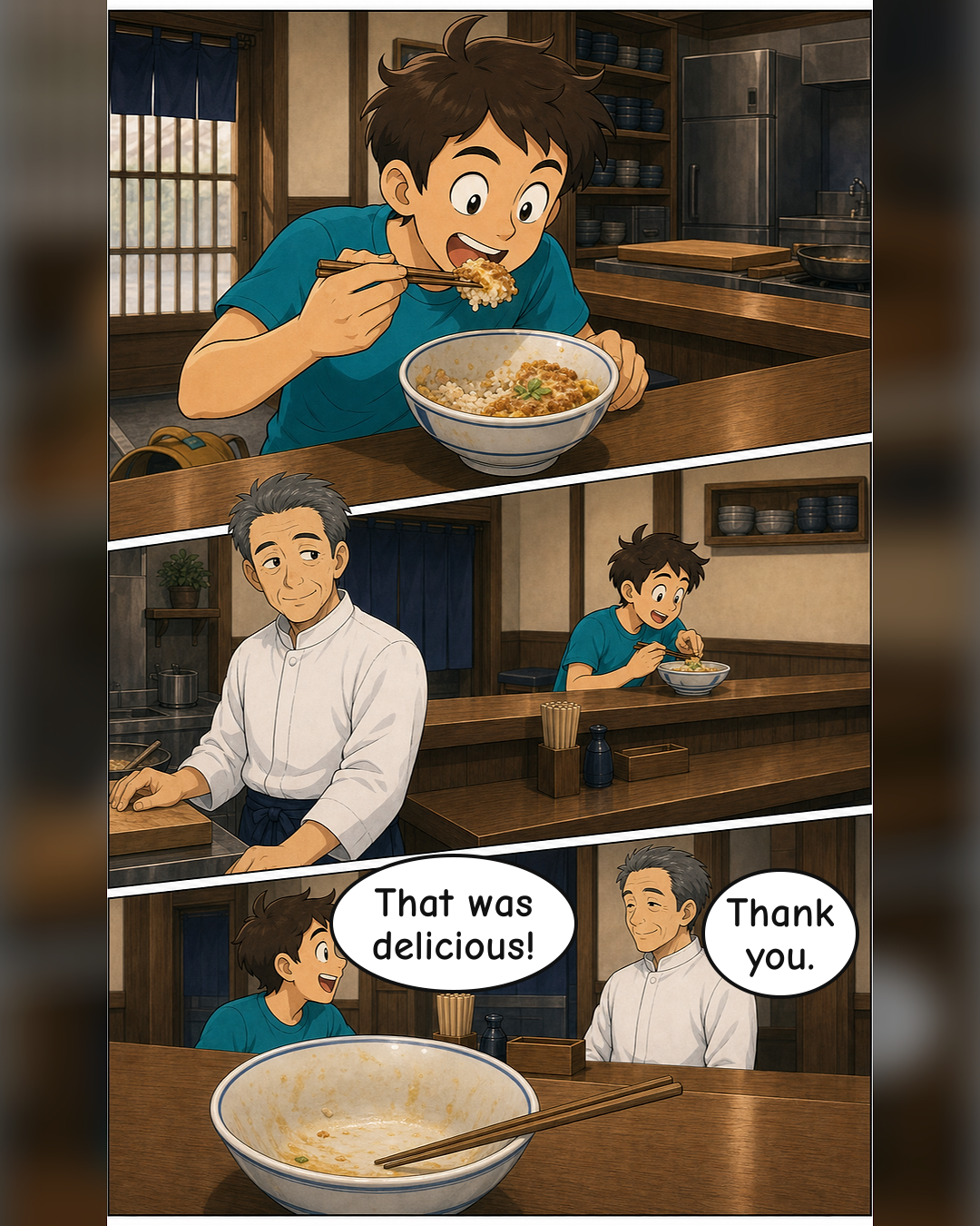 RJG KATSUDON food manga, page 13 of 14