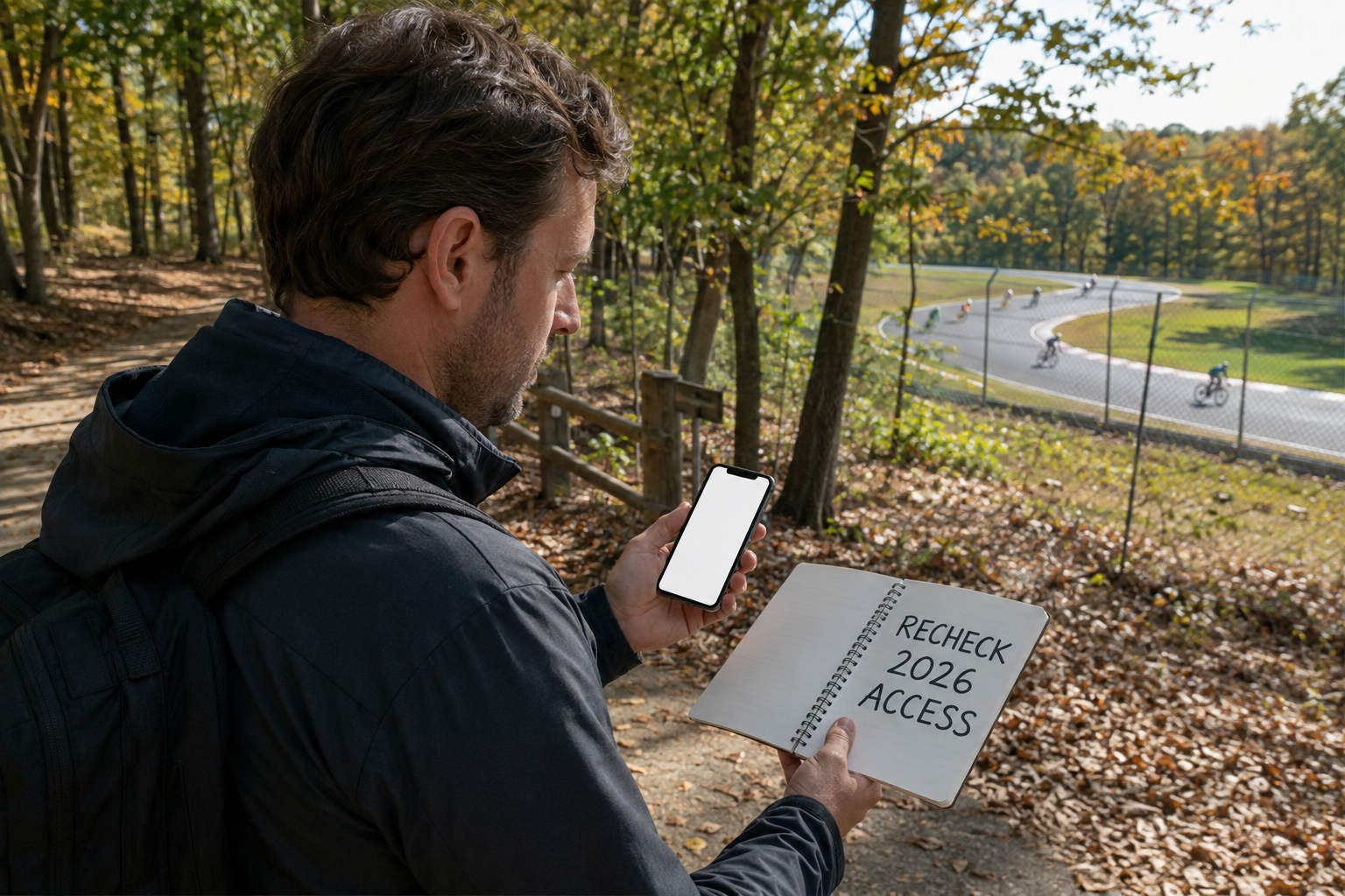 Traveler rechecking 2026 Forest Park access information