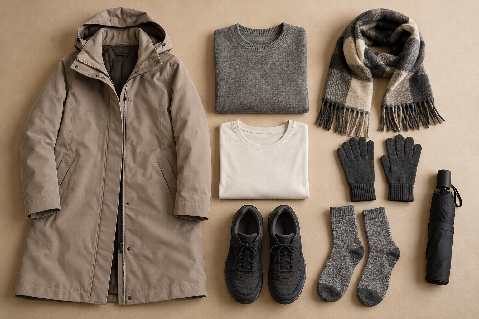 Removable layers for a Tokyo December day