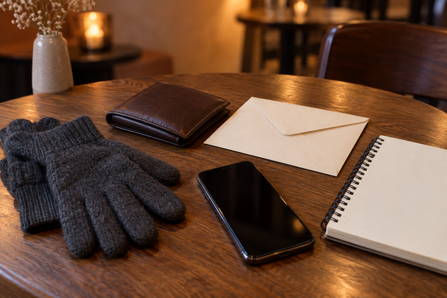 Conceptual travel preparations with wallet and plain ticket envelope